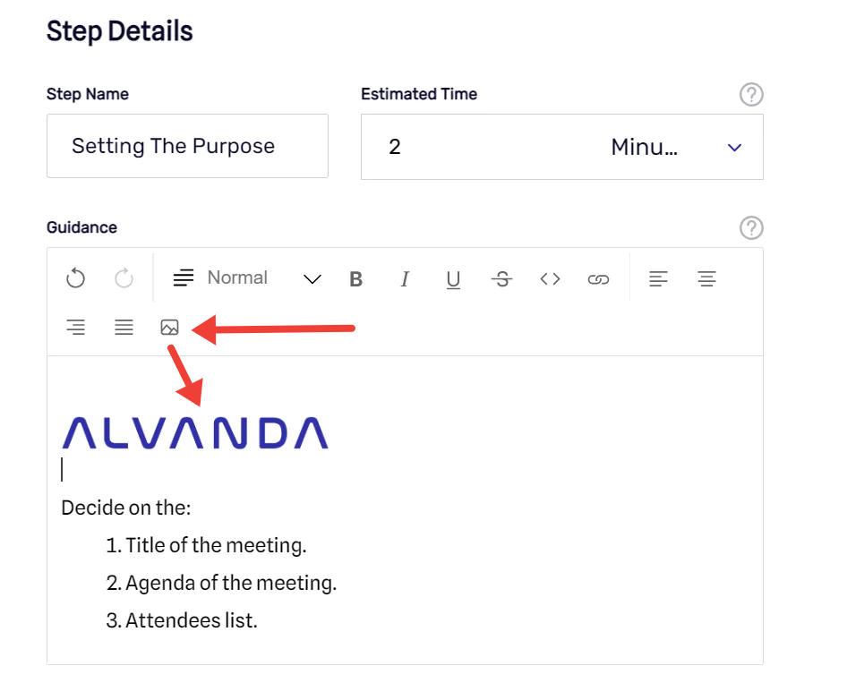 Alvanda Add Guidance Images Procedures